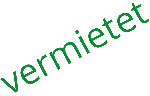 vermietet