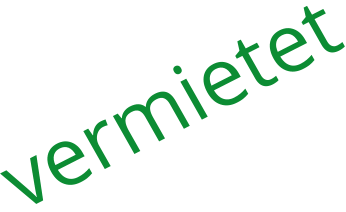 vermietet