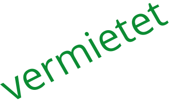 vermietet